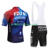 Fdj Suez Fahrradbekleidung Radtrikot Kurzarm + Trägershorts 2024
